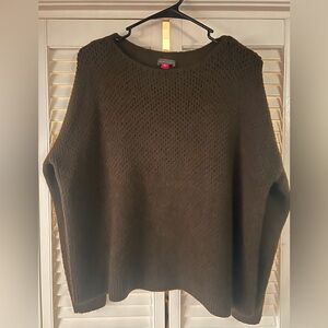 Vince Camuto Dark Brown Knit Sweater